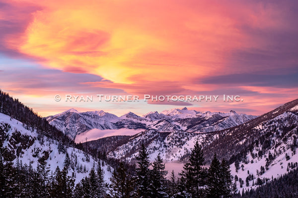 Sunset Magic over the Madison Range